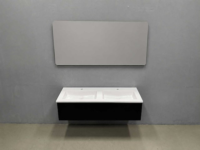 Detremmerie - black mat - badmeubelset 120 cm - afbeelding 10 van  16