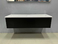 Detremmerie - black mat - badmeubelset 120 cm - afbeelding 15 van  16