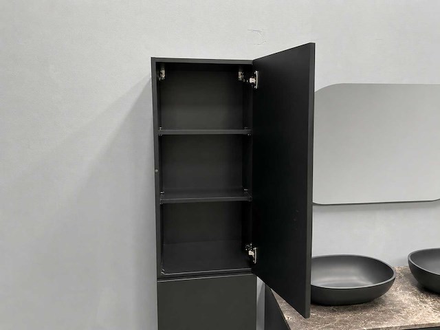 Detremmerie - black mat/marmer - badmeubelset 120 cm - afbeelding 16 van  17