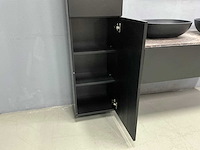 Detremmerie - black mat/marmer - badmeubelset 120 cm - afbeelding 4 van  12