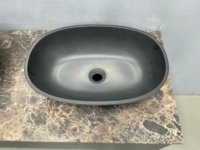 Detremmerie - black mat/marmer - badmeubelset 120 cm - afbeelding 2 van  17