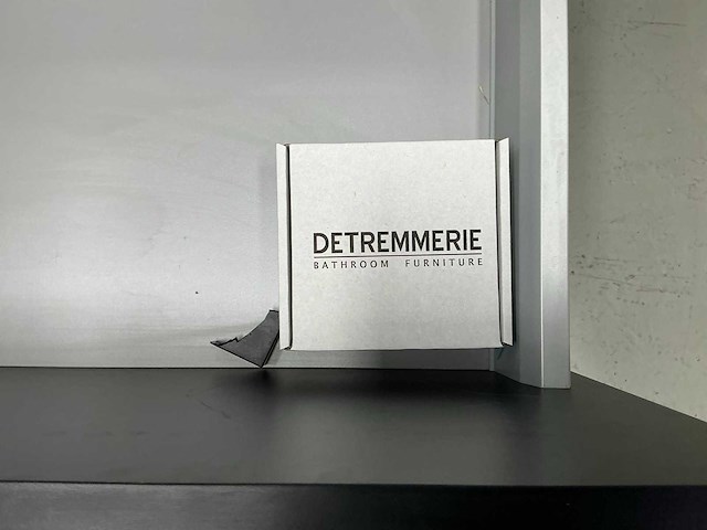 Detremmerie - black mat/marmer - badmeubelset 120 cm - afbeelding 8 van  17