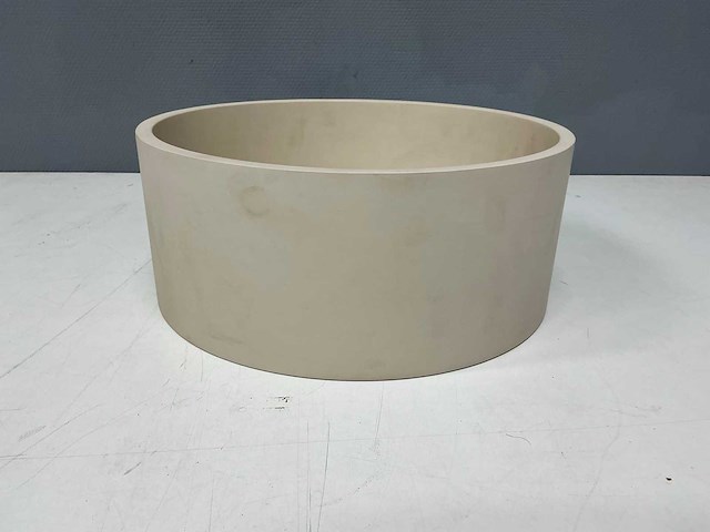 Detremmerie - c12 opbouw waskom rond - solid mat sand 37 cm - afbeelding 4 van  5
