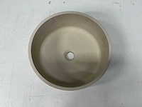Detremmerie - c12 opbouw waskom rond - solid mat sand 37 cm - afbeelding 5 van  5