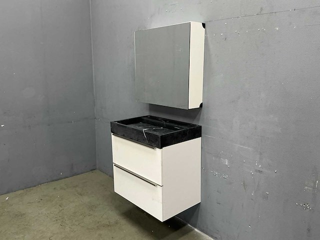 Detremmerie - carrara - badmeubelset 70 cm - afbeelding 1 van  14