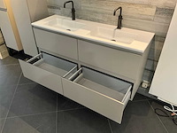 Detremmerie - cloud grey lac - badmeubelset 140 cm - afbeelding 8 van  24