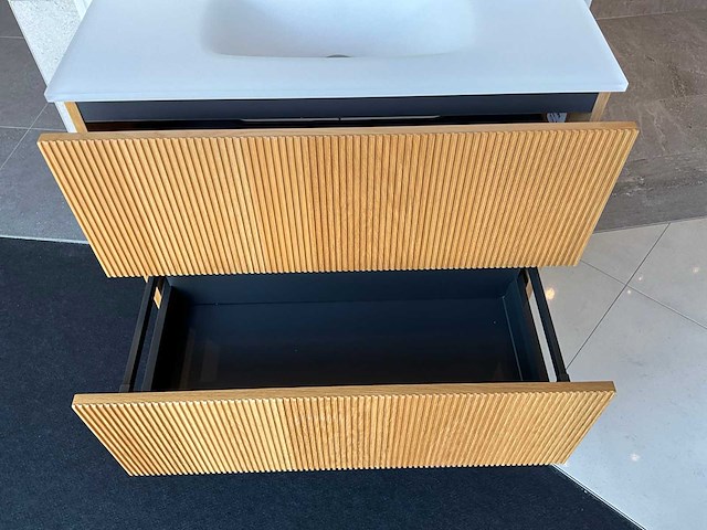 Detremmerie - fineer badmeubelset 80 cm - afbeelding 13 van  13
