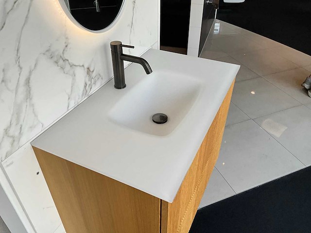 Detremmerie - fineer badmeubelset 80 cm - afbeelding 9 van  13