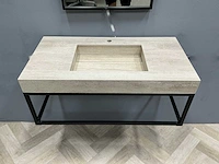 Detremmerie - frame / marmer - badmeubelset 100 cm - afbeelding 5 van  12