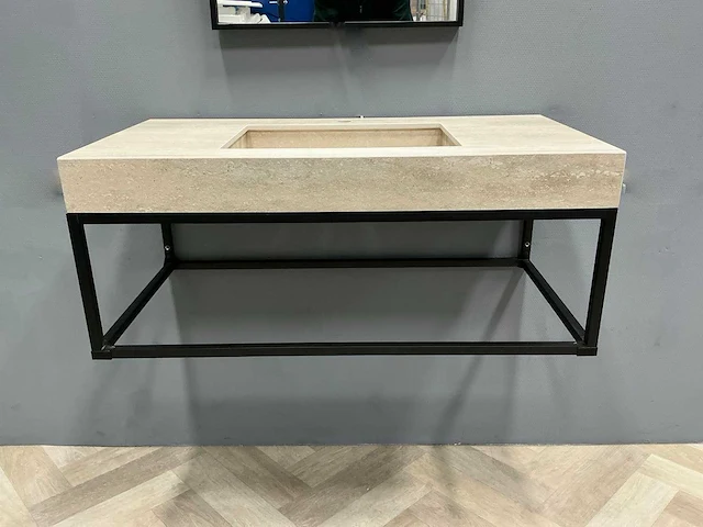 Detremmerie - frame / marmer - badmeubelset 100 cm - afbeelding 7 van  12