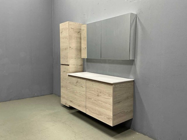 Detremmerie - greige oak - badmeubelset 120 cm - afbeelding 1 van  19