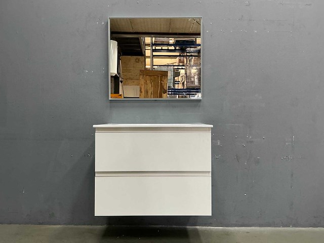 Detremmerie - keramic white - badmeubelset 80 cm - afbeelding 4 van  11