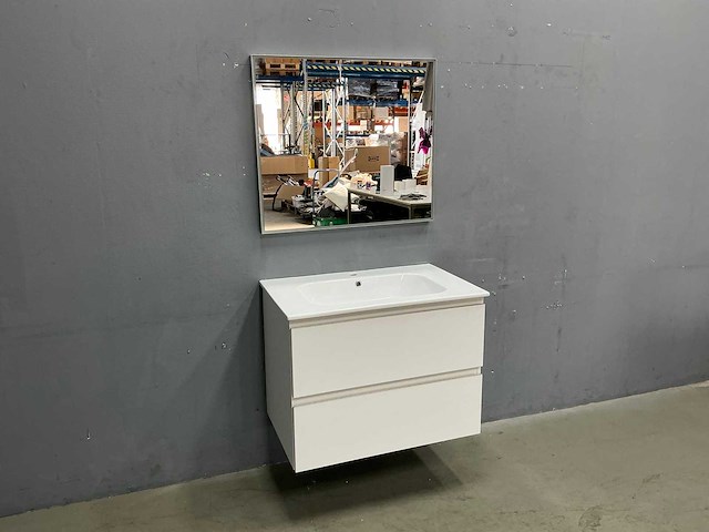 Detremmerie - keramic white - badmeubelset 80 cm - afbeelding 5 van  11