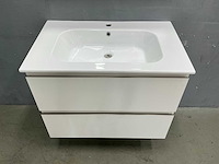 Detremmerie - keramic white - badmeubelset 80 cm - afbeelding 8 van  11