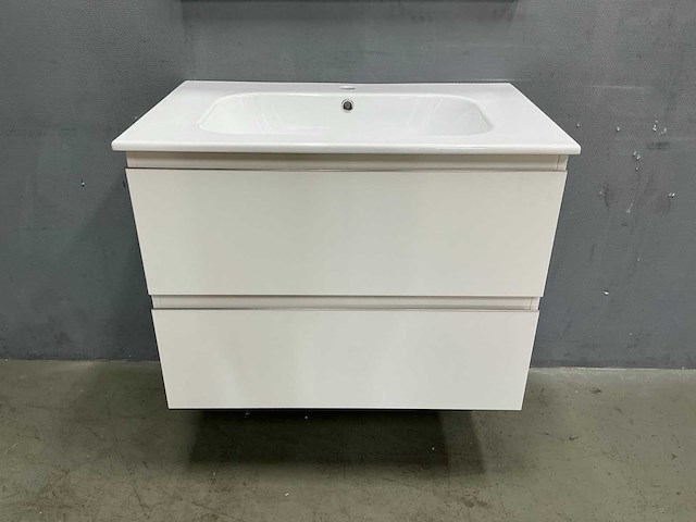 Detremmerie - keramic white - badmeubelset 80 cm - afbeelding 9 van  11