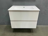Detremmerie - keramic white - badmeubelset 80 cm - afbeelding 9 van  11