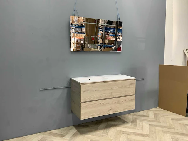 Detremmerie - kunstmarmer - badmeubelset 120 cm - afbeelding 3 van  3