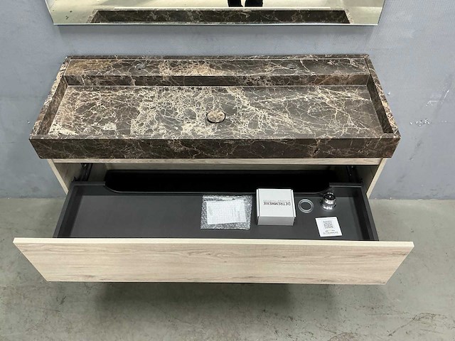 Detremmerie - marmer - badmeubelset 120 cm - afbeelding 5 van  14