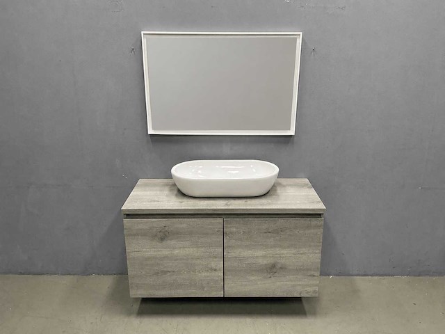 Detremmerie - romantic oak fineer - badmeubelset 120 cm - afbeelding 10 van  16