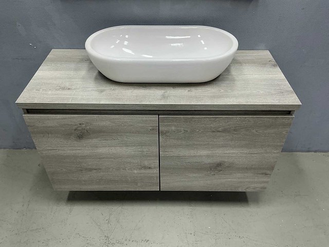 Detremmerie - romantic oak fineer - badmeubelset 120 cm - afbeelding 14 van  16
