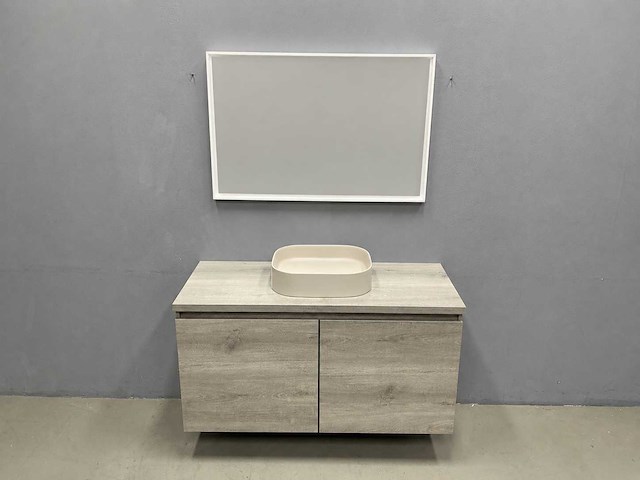 Detremmerie - romantic oak fineer - badmeubelset 120 cm - afbeelding 2 van  5