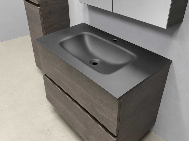 Detremmerie - structure wenge - badmeubelset 90 cm - afbeelding 3 van  21