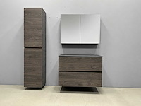 Detremmerie - structure wenge - badmeubelset 90 cm - afbeelding 12 van  21