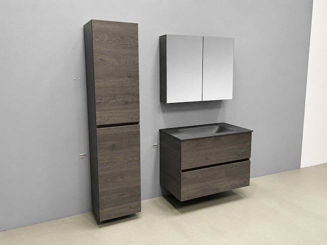 Detremmerie - structure wenge - badmeubelset 90 cm - afbeelding 16 van  21