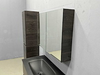 Detremmerie - structure wenge - badmeubelset 90 cm - afbeelding 17 van  21