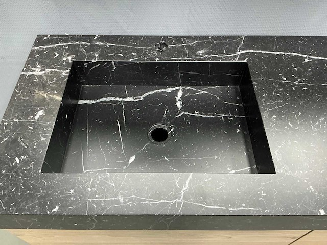 Detremmerie - stucture nature/marmer - badmeubelset 140 cm - afbeelding 13 van  16