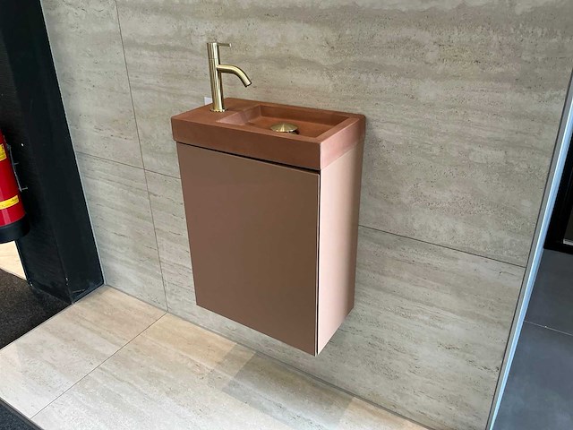 Detremmerie - terracotta - deluxe - fonteinmeubel set 40 cm - afbeelding 1 van  12