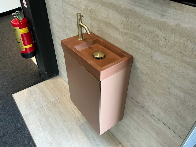 Detremmerie - terracotta - deluxe - fonteinmeubel set 40 cm - afbeelding 10 van  12