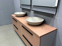 Detremmerie - terracotta mat gelakt - badmeubelset 180 cm - afbeelding 3 van  18