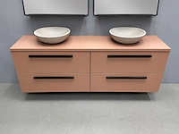 Detremmerie - terracotta mat gelakt - badmeubelset 180 cm - afbeelding 4 van  18