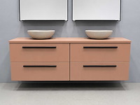 Detremmerie - terracotta mat gelakt - badmeubelset 180 cm - afbeelding 14 van  18