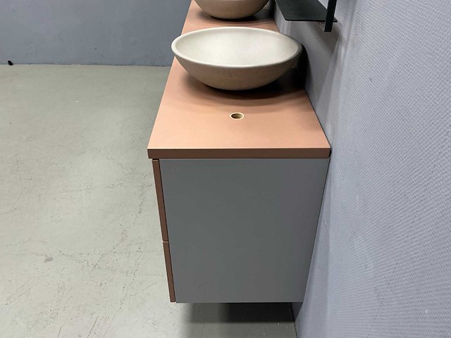 Detremmerie - terracotta mat gelakt - badmeubelset 180 cm - afbeelding 18 van  18