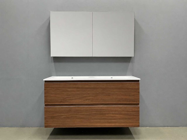Detremmerie - wallnut - badmeubelset 120 cm - afbeelding 6 van  13