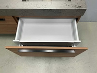 Detremmerie - wallnut/marmer carrara - badmeubelset 140 cm - afbeelding 5 van  18