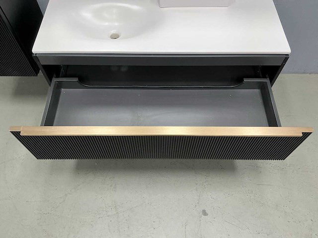Detremmerie - wood donkere eik - badmeubelset 120 cm - afbeelding 4 van  19
