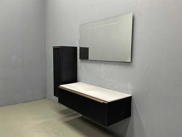 Detremmerie - wood donkere eik - badmeubelset 120 cm - afbeelding 1 van  19