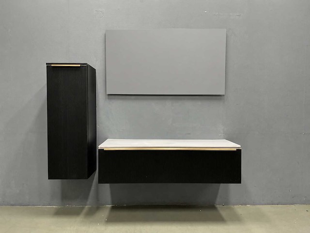 Detremmerie - wood donkere eik - badmeubelset 120 cm - afbeelding 12 van  19