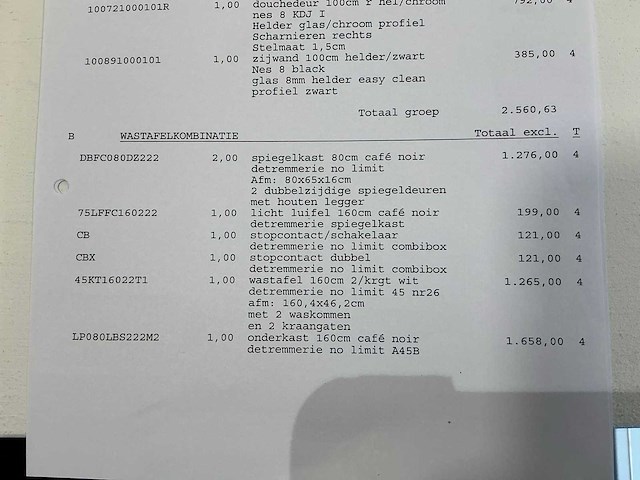 Detremmerie no limit wastafelopstelling - afbeelding 10 van  10