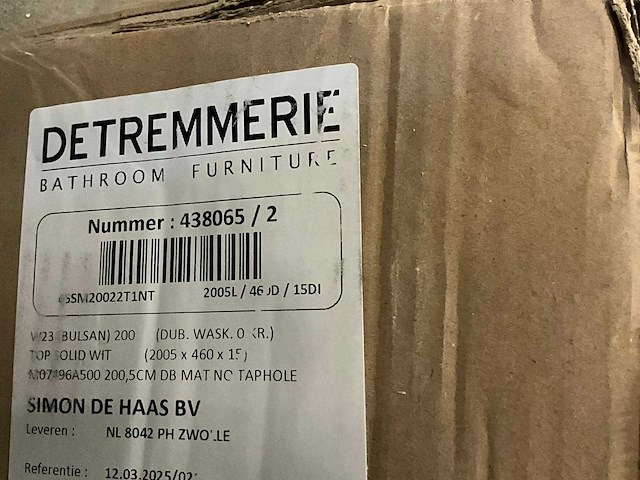 Detremmerie no limit wastafelopstelling - afbeelding 2 van  5