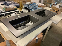 Detremmerie wastafelblad 122x46 cm - afbeelding 1 van  4