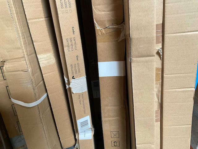 Deur easyclean 8mm glas 80x200cm - afbeelding 2 van  2