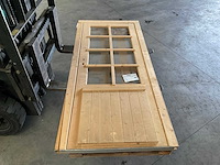 Deur in kozijn beglaasd 215x110 cm - afbeelding 1 van  9