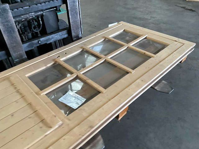 Deur in kozijn beglaasd 215x110 cm - afbeelding 3 van  9