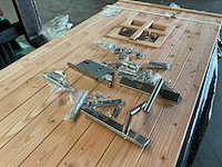 Deur in kozijn grijs 215x110 cm - afbeelding 6 van  14