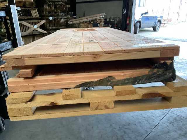 Deur in kozijn grijs 215x110 cm - afbeelding 7 van  14