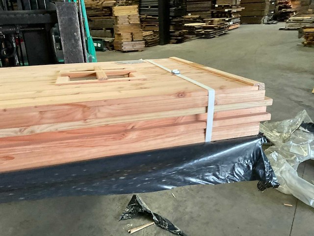 Deur in kozijn grijs 215x110 cm - afbeelding 12 van  14